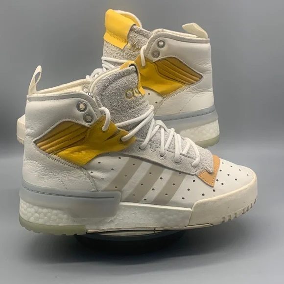adidas | Shoes | Adidas Men Rivalry High Top White Mustard Yellow F3444  Size 6 Mens Shoes | Poshmark